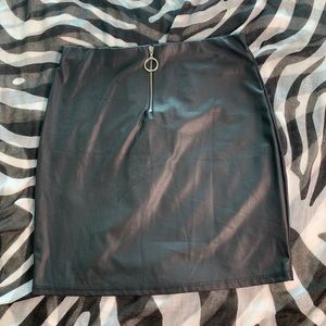 BLACK LEATHER SKIRT 🖤